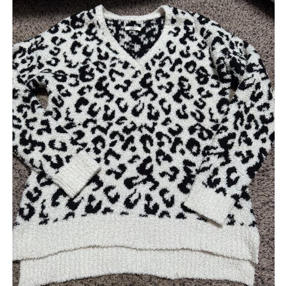 Women's UGG Cheetah Print Sweater, Size Large - Picture 1 of 5